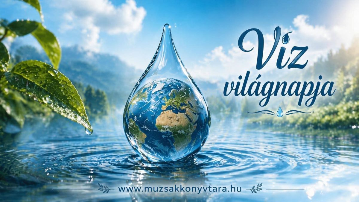 Baginé T. Szilvia: Vízcsepp című vers illusztrációja a Múzsák Könyvtárában