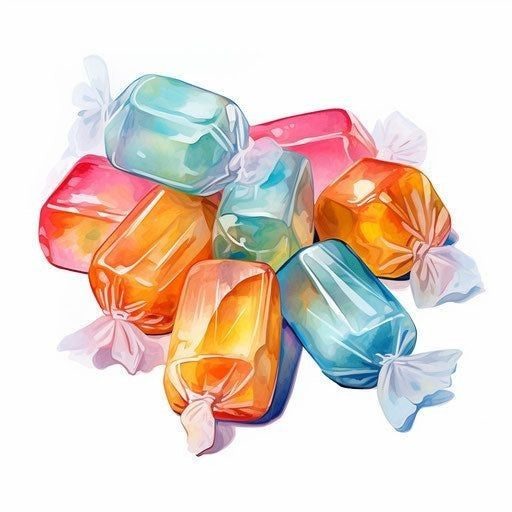 Rose Logan: Cukorfalat című vers illusztrációja a Múzsák Könyvtárában