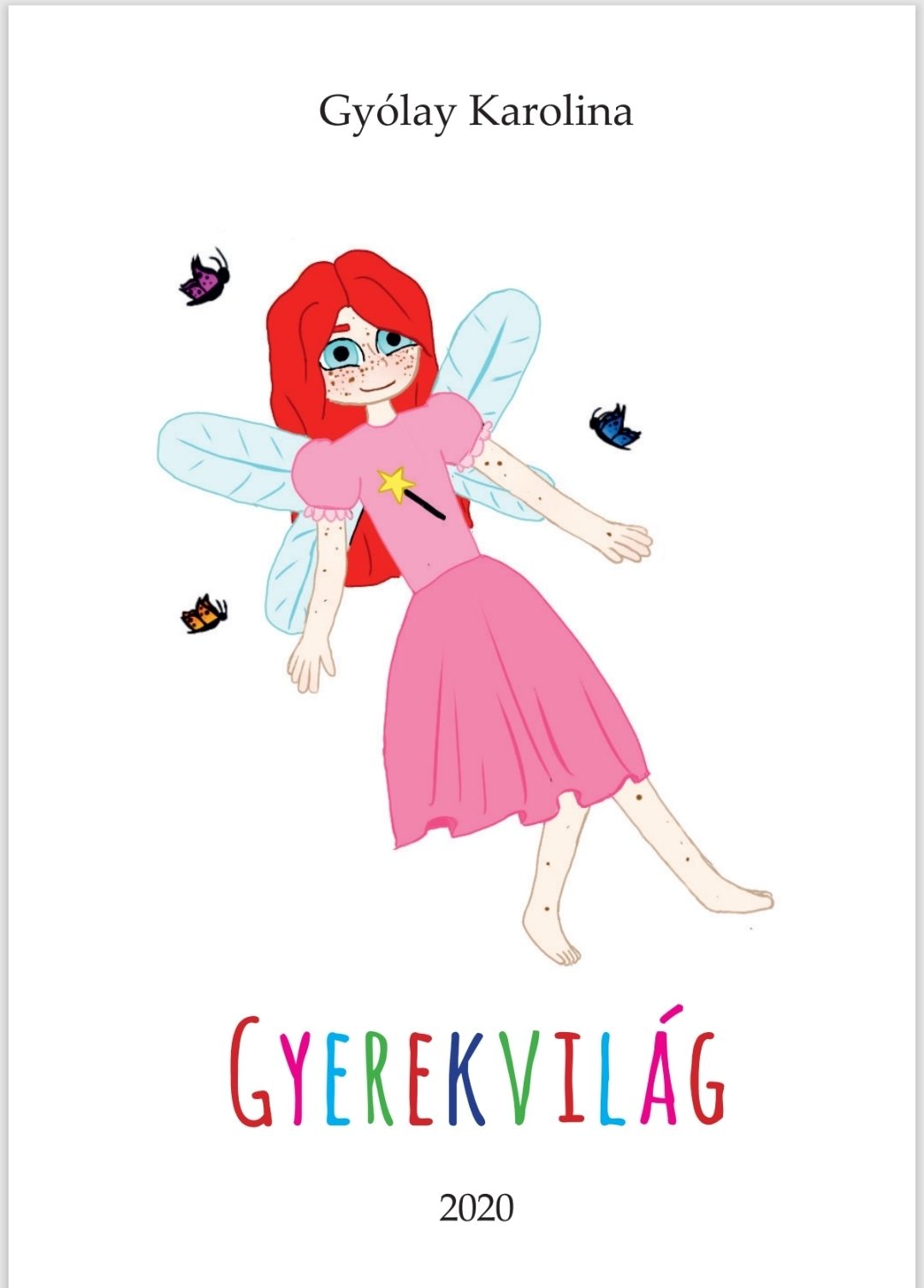 Gyólay Karolina: PÖTTYÖS SZOKNYA című vers illusztrációja a Múzsák Könyvtárában