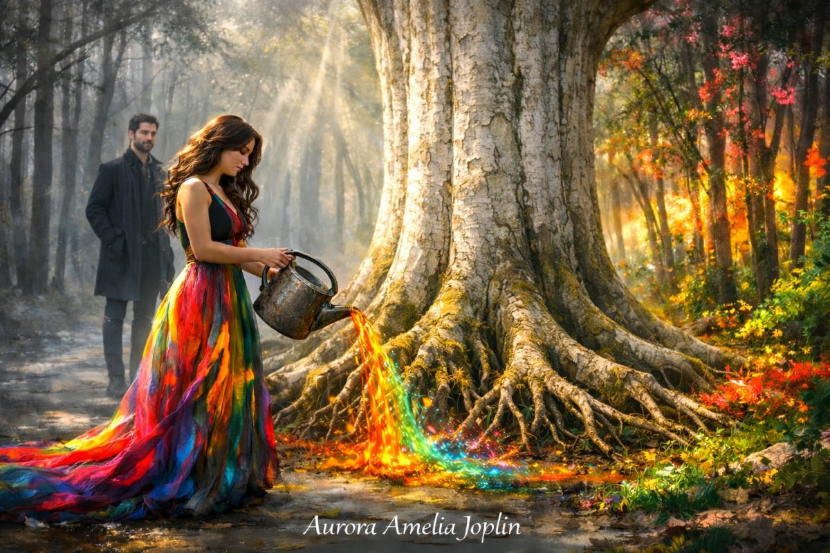 Aurora Amelia Joplin: Sha’ar című novella illusztrációja a Múzsák Könyvtárában