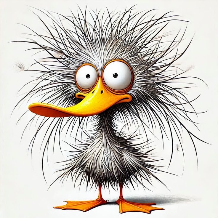 Rose Logan: Lujdzsi a kíváncsi kacsa című vers illusztrációja a Múzsák Könyvtárában