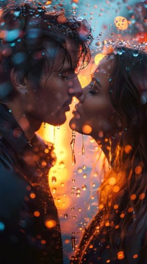 Aurora Amelia Joplin: Váratlan szerelem – 1. rész: A festő csókja című novella illusztrációja a Múzsák Könyvtárában