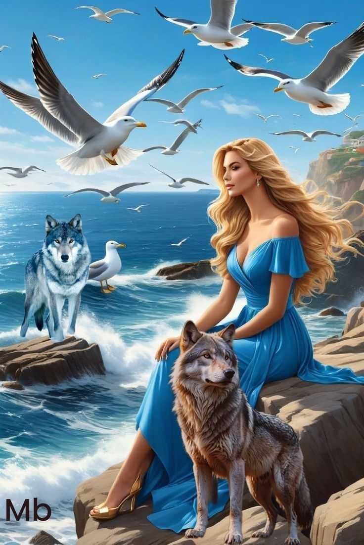 Mihályné Tordai: A lélek visszhanga című vers illusztrációja a Múzsák Könyvtárában