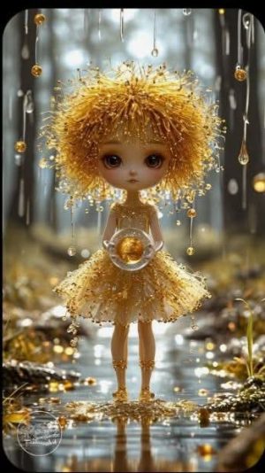 Ynela Zíléna: A Nap könnye című mese illusztrációja a Múzsák Könyvtárában