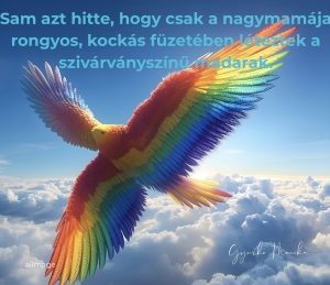 Gyurkó Mónika: Az élet peremén túl című mese illusztrációja a Múzsák Könyvtárában