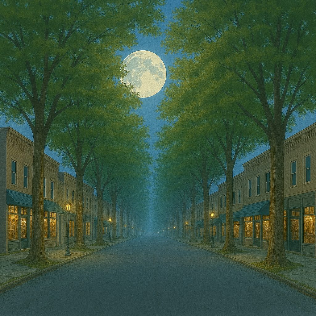 Antal Izsó: Két haiku című vers illusztrációja a Múzsák Könyvtárában