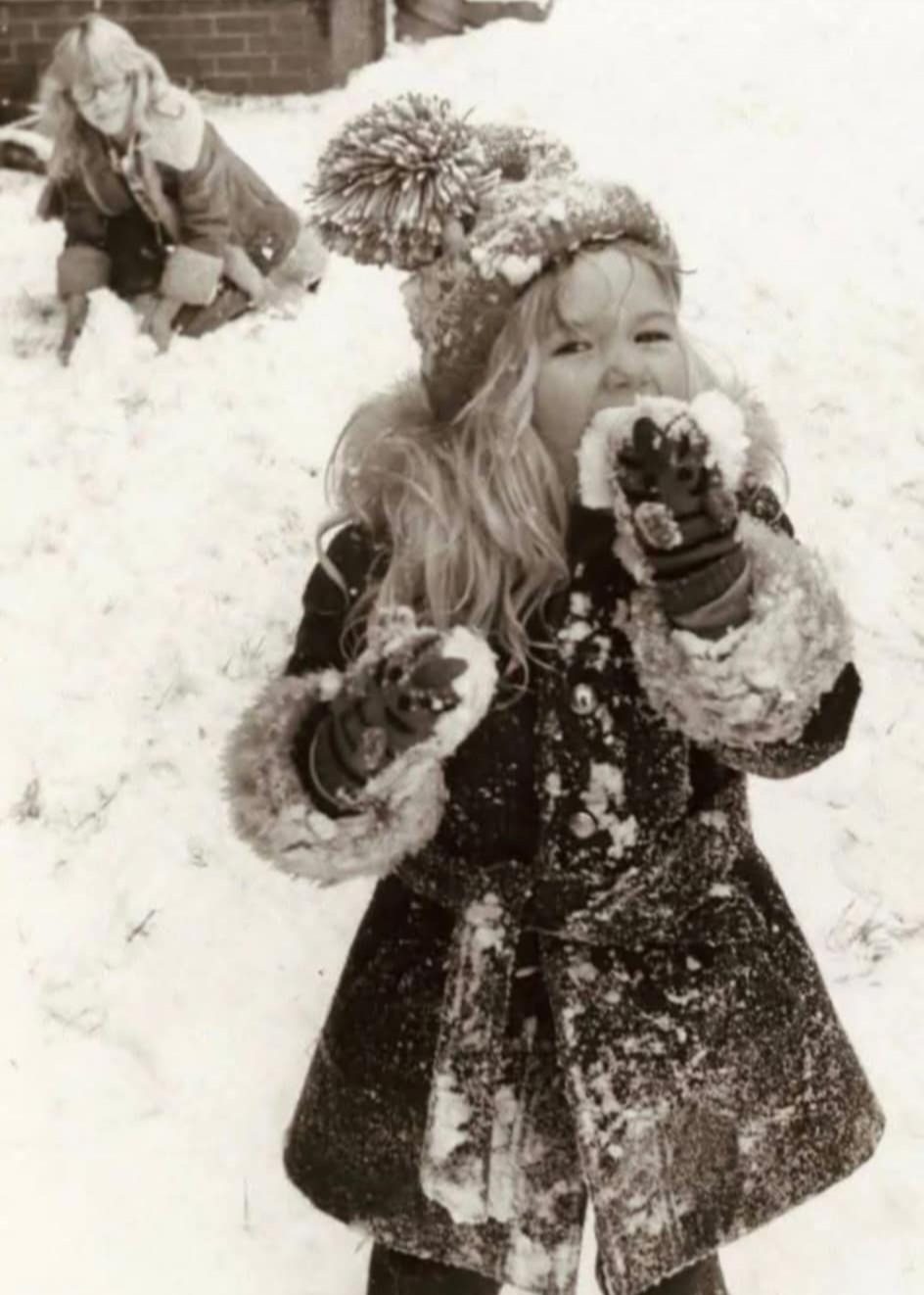 Kollár Kornélia: Téli örömök című vers illusztrációja a Múzsák Könyvtárában
