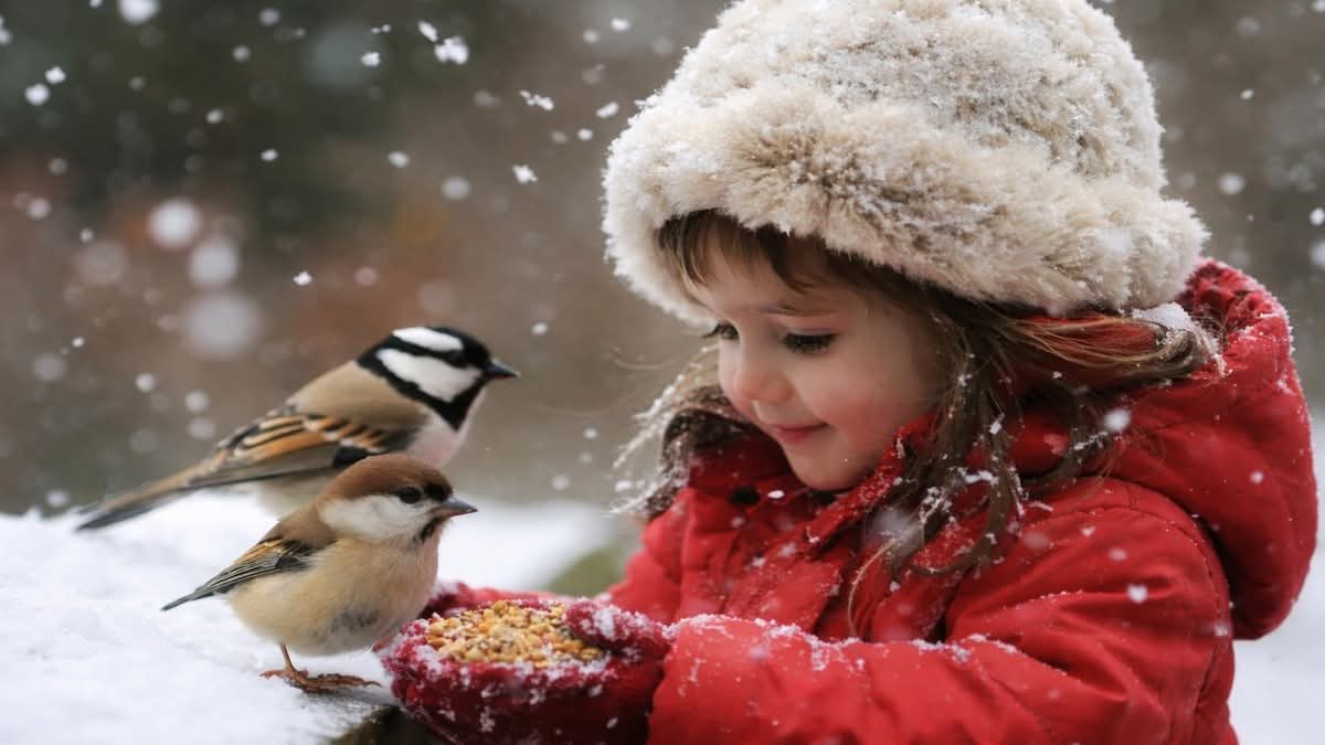 Kollár Kornélia: Gondoskodás című vers illusztrációja a Múzsák Könyvtárában