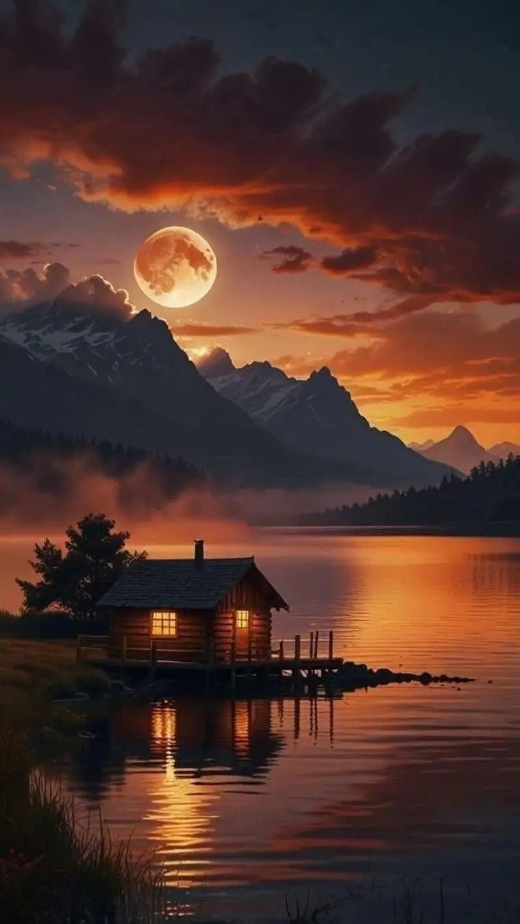 Gábor Edit: Csodák tava című vers illusztrációja a Múzsák Könyvtárában