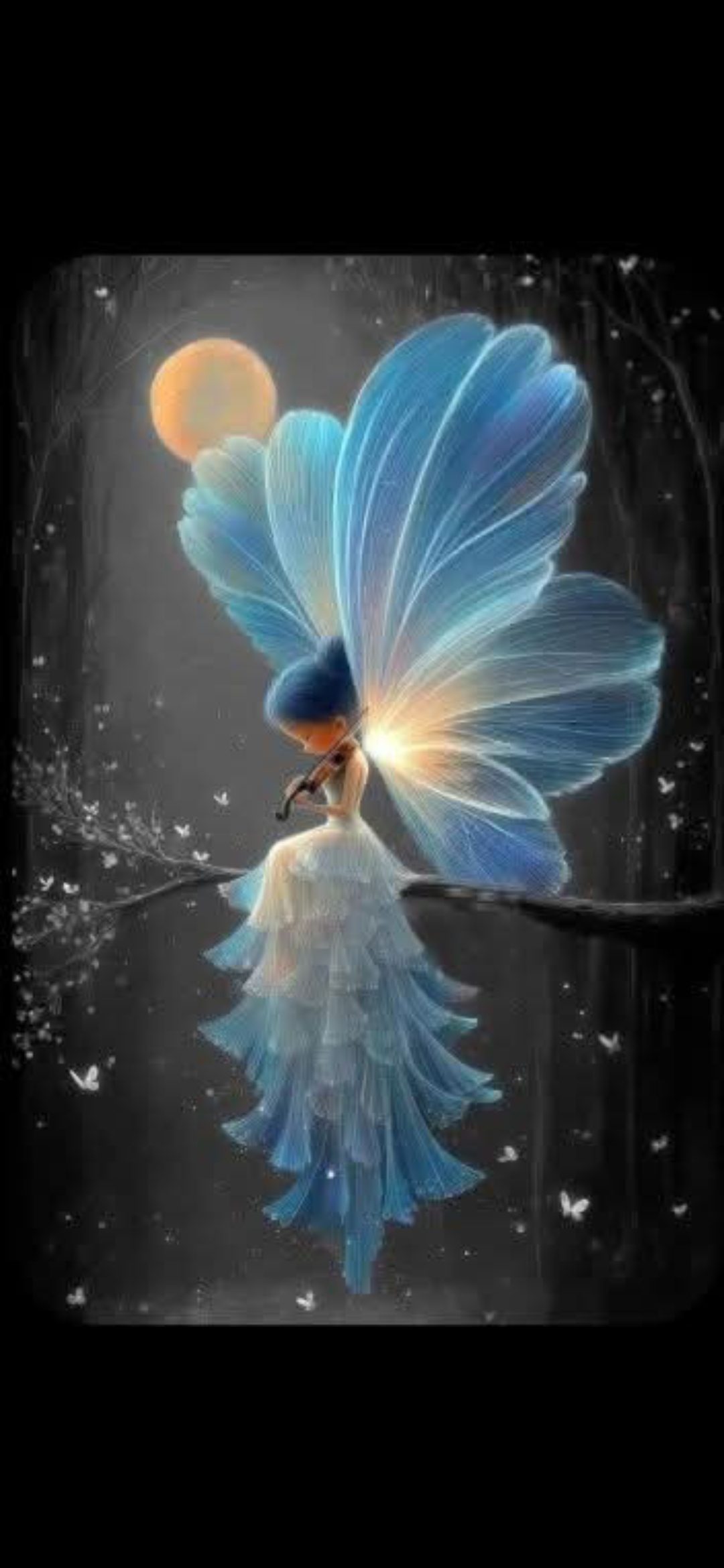 Ynela Zíléna: Téltündér című vers illusztrációja a Múzsák Könyvtárában