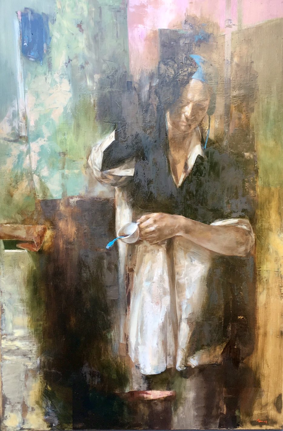 Krivák-Móricz Ilona: Kétely.. című vers illusztrációja a Múzsák Könyvtárában