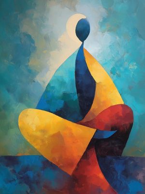 Híres B Ede: Voltam az álmok ura című vers illusztrációja a Múzsák Könyvtárában