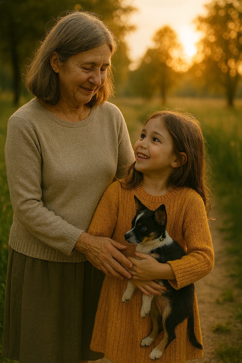 Végh Éva Ive: A gyermek, akit továbbadunk című vers illusztrációja a Múzsák Könyvtárában