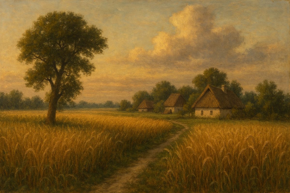 Végh Éva Ive: Utam a végtelen című vers illusztrációja a Múzsák Könyvtárában