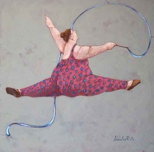 Garami Nelli: Testedzés című vers illusztrációja a Múzsák Könyvtárában