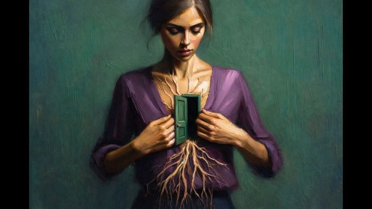 Baginé T. Szilvia: Csendem című vers illusztrációja a Múzsák Könyvtárában