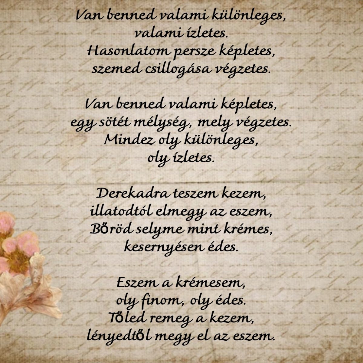 Papp Barbara: Végzetes vonzalom című vers illusztrációja a Múzsák Könyvtárában