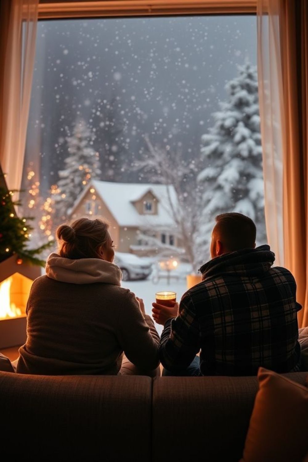 Márkus Katalin/Kata/: Karácsony csodája című novella illusztrációja a Múzsák Könyvtárában.