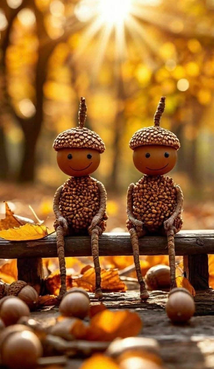 Garami Nelli: Két kicsi makkocska című vers illusztrációja a Múzsák Könyvtárában