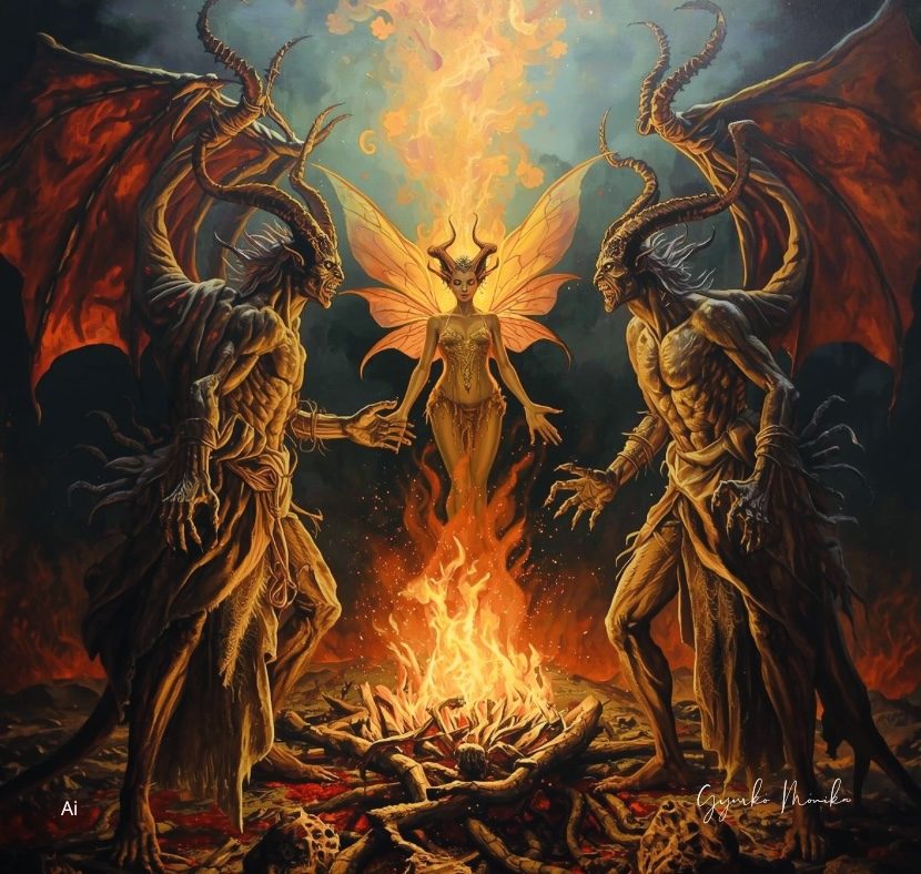 Gyurkó Mónika: Harmatka III.rész című mese illusztrációja a Múzsák Könyvtárában