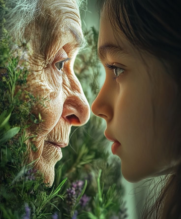 Mihályné Tordai: A tükör című vers illusztrációja a Múzsák Könyvtárában