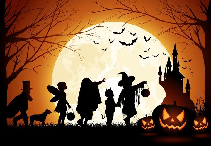 Alexander Corvinus: Halloween másképp című novella illusztrációja a Múzsák Könyvtárában