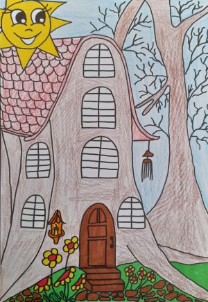 Bubrik Zseraldina: Mimi, a hajnalbogár című mese illusztrációja a Múzsák Könyvtárában