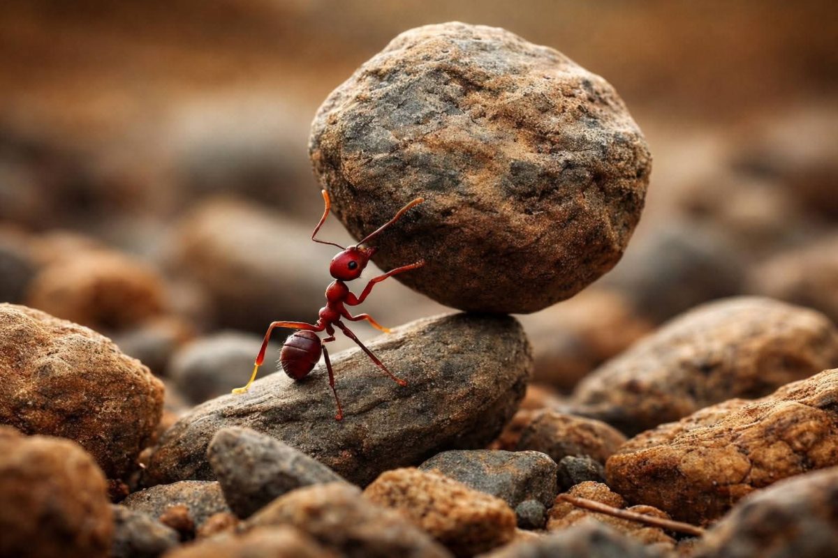 Norbert Farkas: Sisyphosi küzdelem című novella illusztrációja a Múzsák Könyvtárában