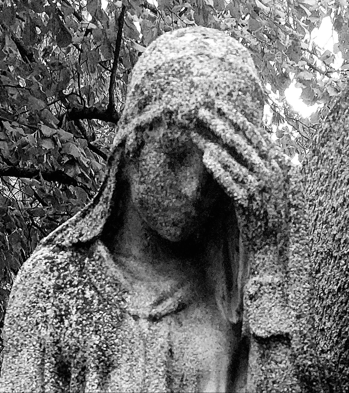 Petres Katalin: Golgota című vers illusztrációja a Múzsák Könyvtárában