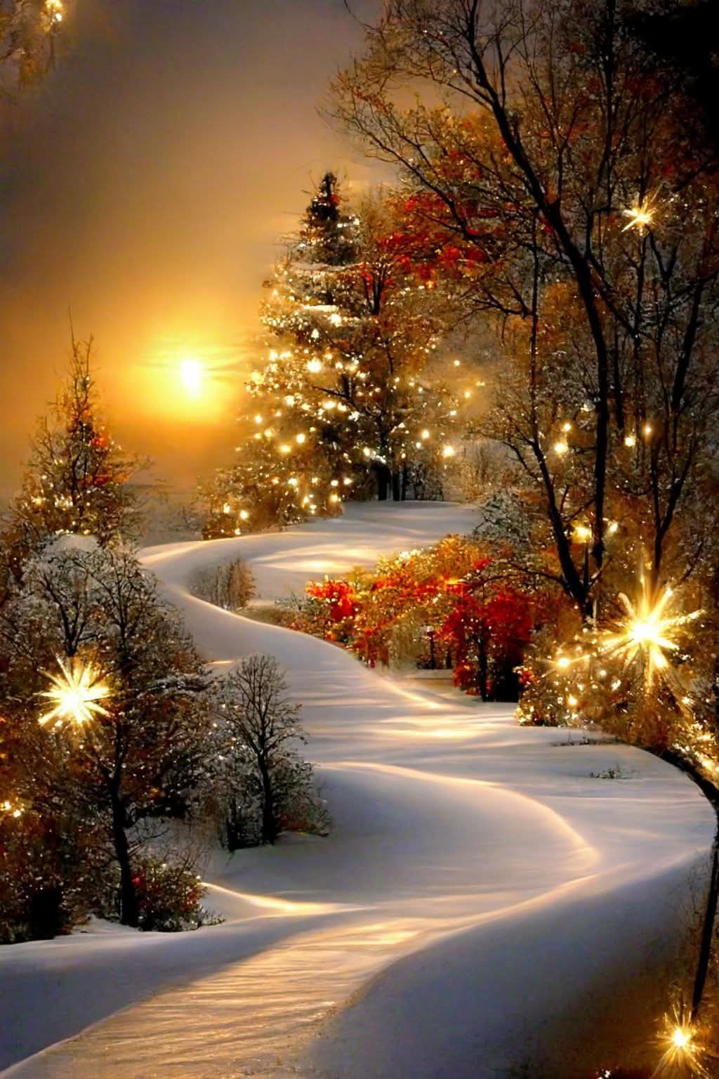 Soósné Balassa Eszter: Karácsony közeleg című vers illusztrációja a Múzsák Könyvtárában