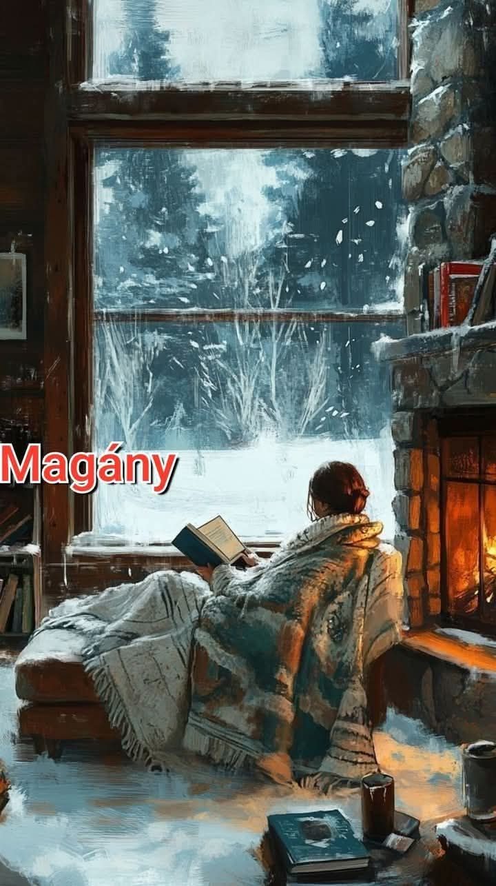 Brettnerné Ónadi Krisztina: Magányos... című vers illusztrációja a Múzsák Könyvtárában