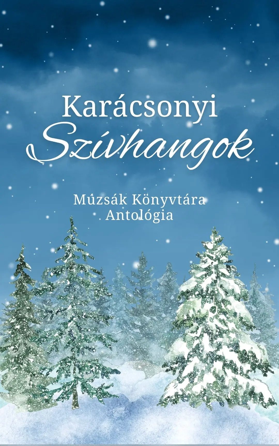 Gábor Edit: Karácsonyi emlék című vers illusztrációja a Múzsák Könyvtárában