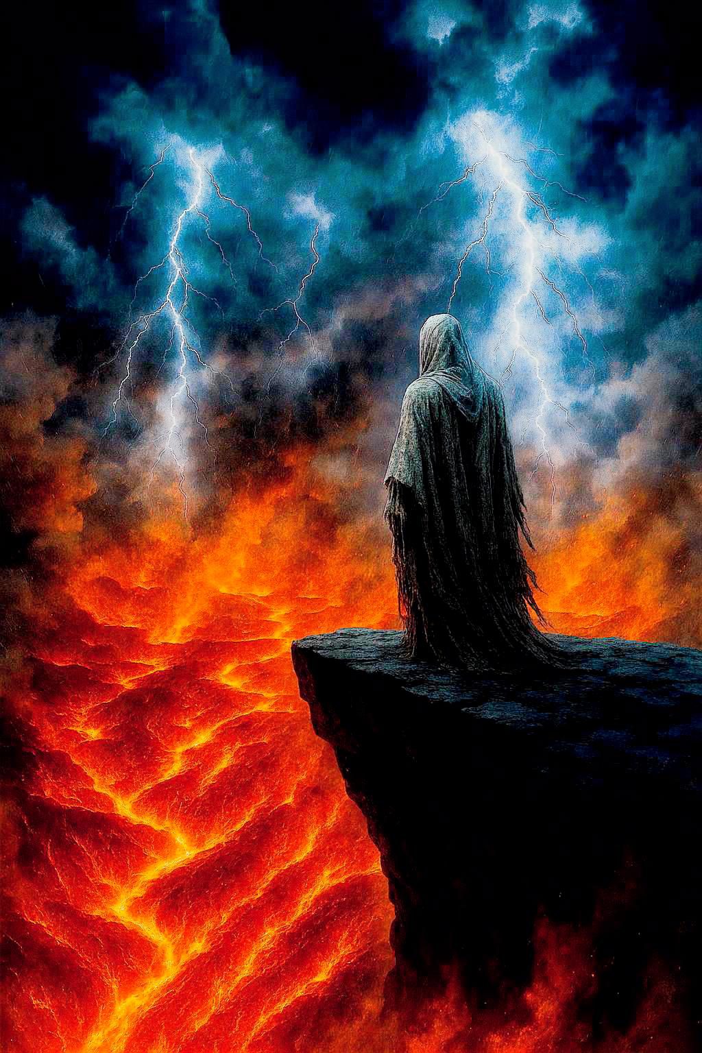 A.K. András.: Fáradság című novella illusztrációja a Múzsák Könyvtárában.