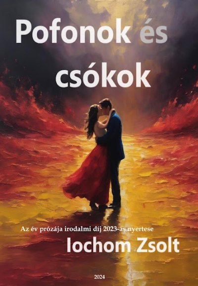 Iochom Zsolt: Pofonok és csókok című Novella könyvének borítója